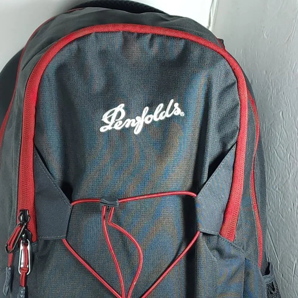 The North Face 29L Gray Red Company Logo Padded School Laptop Outdoor Backpack